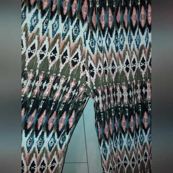Peace & Pearls soft print pullon flowy pant size XXL 2X excellent used condition - Picture 6 of 8